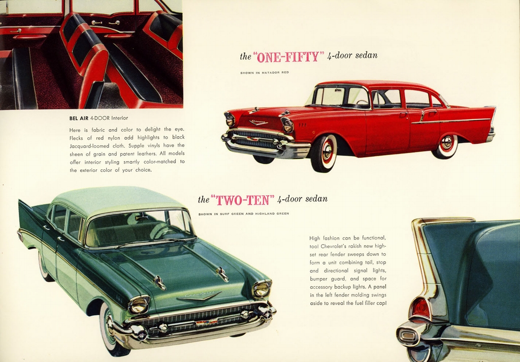 1957 Chevrolet Brochure Page 5